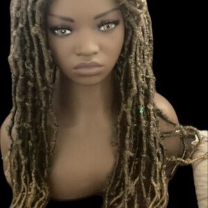 Natural Brown Dreadlock Wig